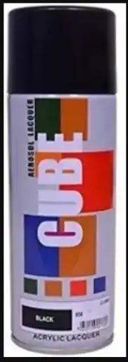 black spray